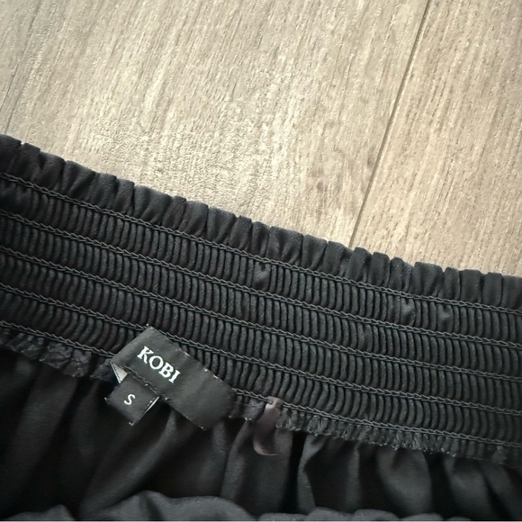 Kobi Black Lace Off Shoulder Long Sleeve Top - Picture 5 of 6